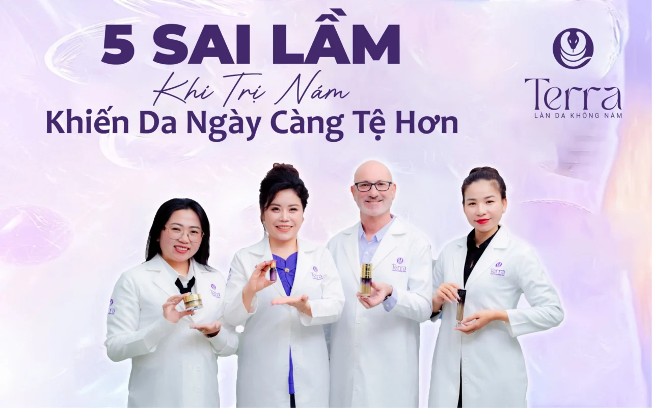 5 Sai Lầm Khi Trị Nám Khiến Da Ngày Càng Tệ Hơn - Terra