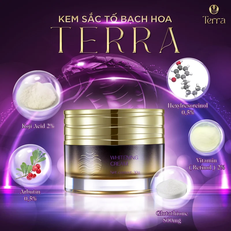 Kem Sắc Tố Bạch Hoa - Terra