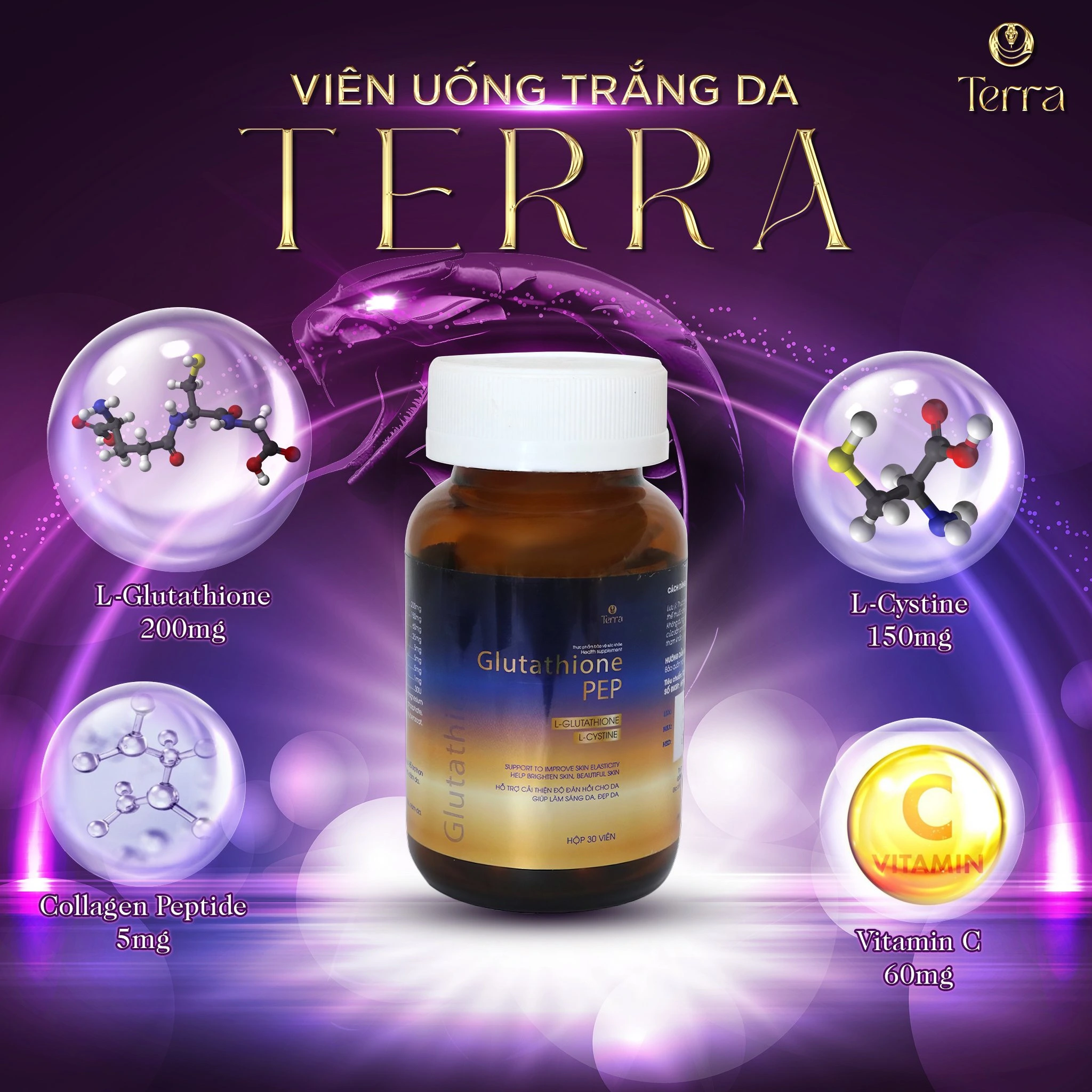 Viên uống Trắng Da - Terra