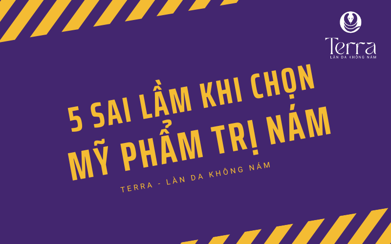 5 sai lầm phổ biến khi chọn mỹ phẩm trị nám