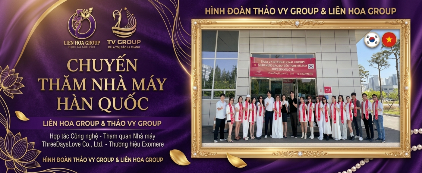 Thảo Vy Group thăm nhà máy Hàn Quốc cùng ThreeDaysLove Picotech